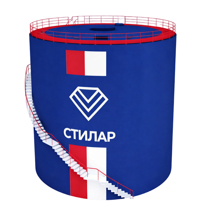 Цельносварной резервуар РВС для ГСМ 100 м³ от завода-производителя