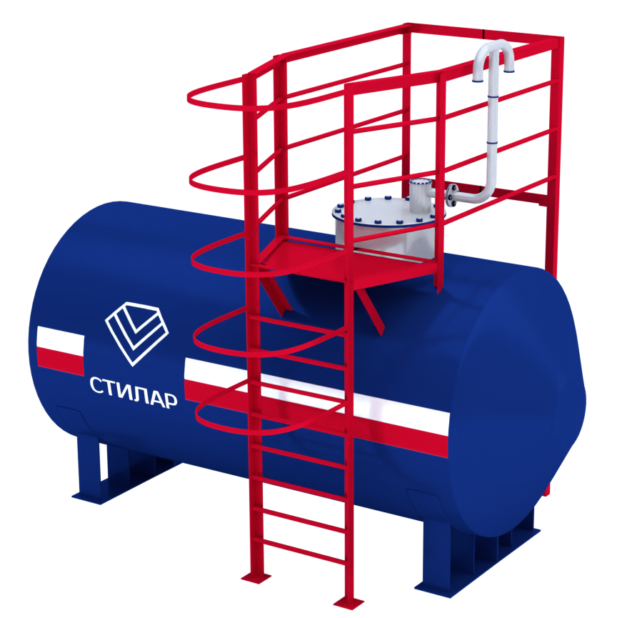 Горизонтальный резервуар РГСН для масла 40 м³ от завода-производителя